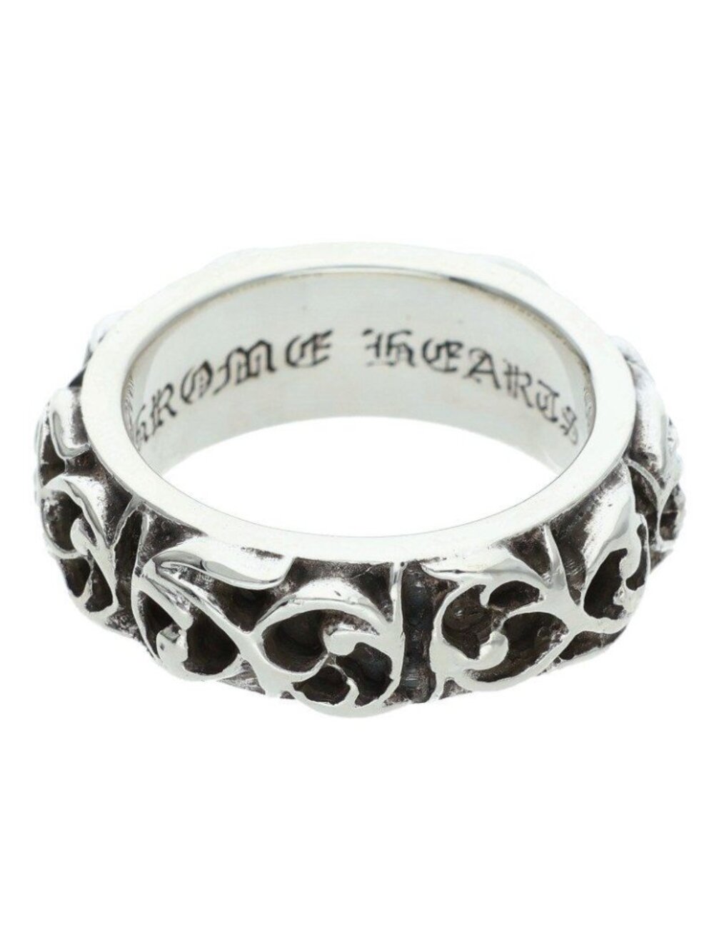 Chrome Hearts Etrnity Vine Band Eternity Silver Ring